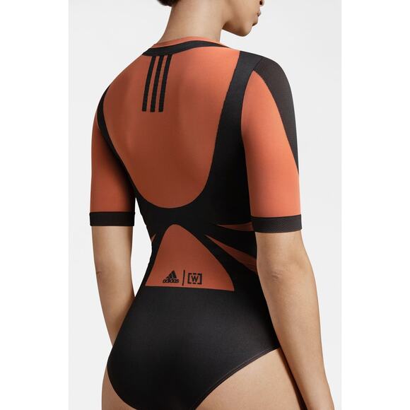 Wolford x Adidas Long Sleeve Top - XS - Sequoia/Black - Picture 3 of 5